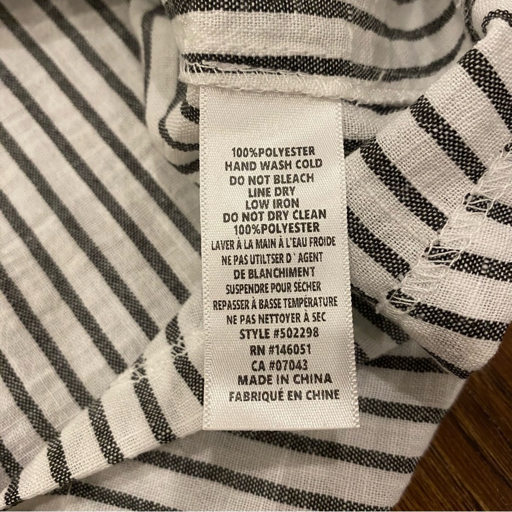 Striped short sleeve dress - Picture 10 of 10